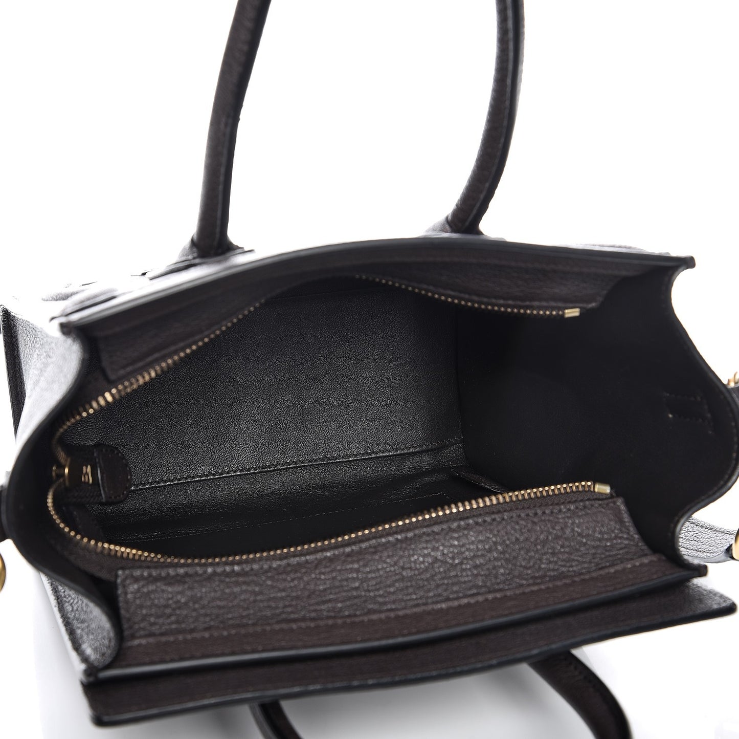 Goatskin Nano Luggage Dark Taupe