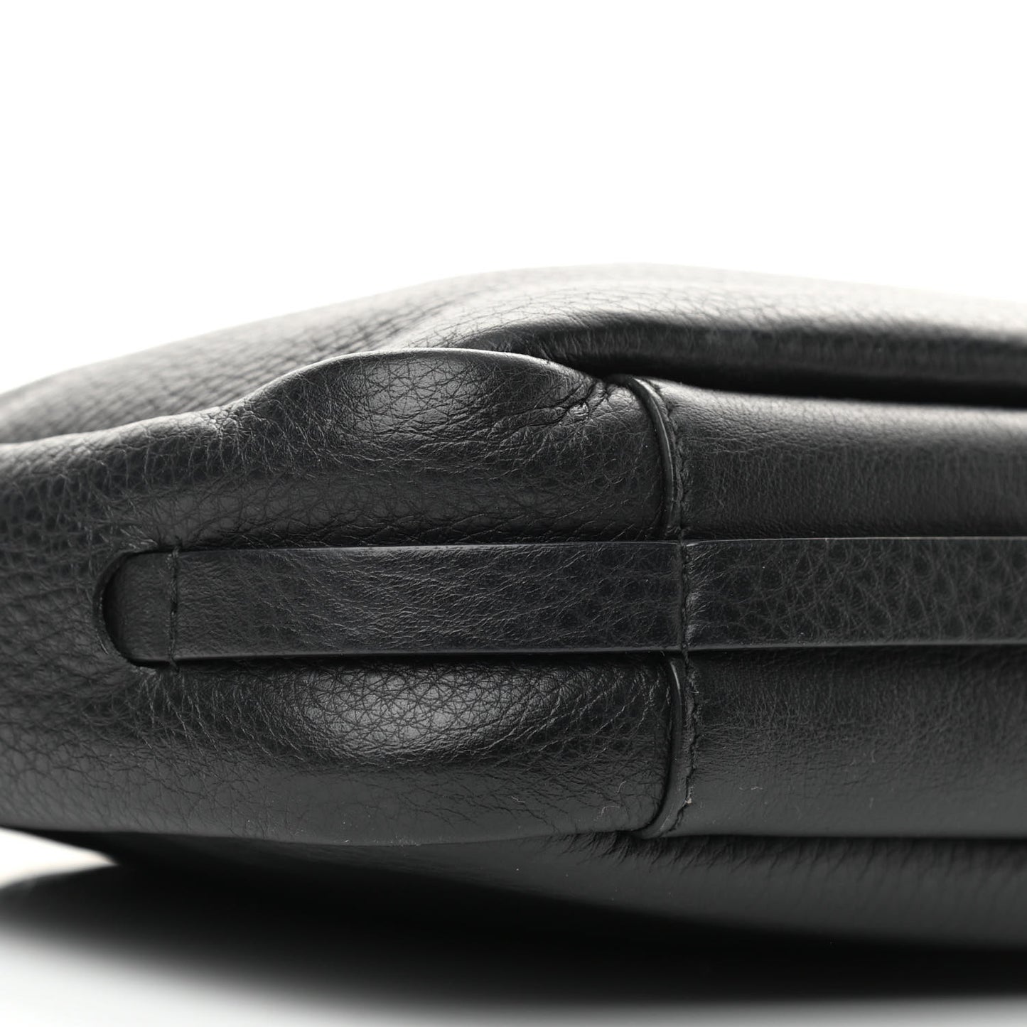 Calfskin Logo S Everyday Camera Bag Black