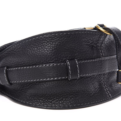 Chloe Calfskin Mini Marcie Round Crossbody Bag Black 8 of 10