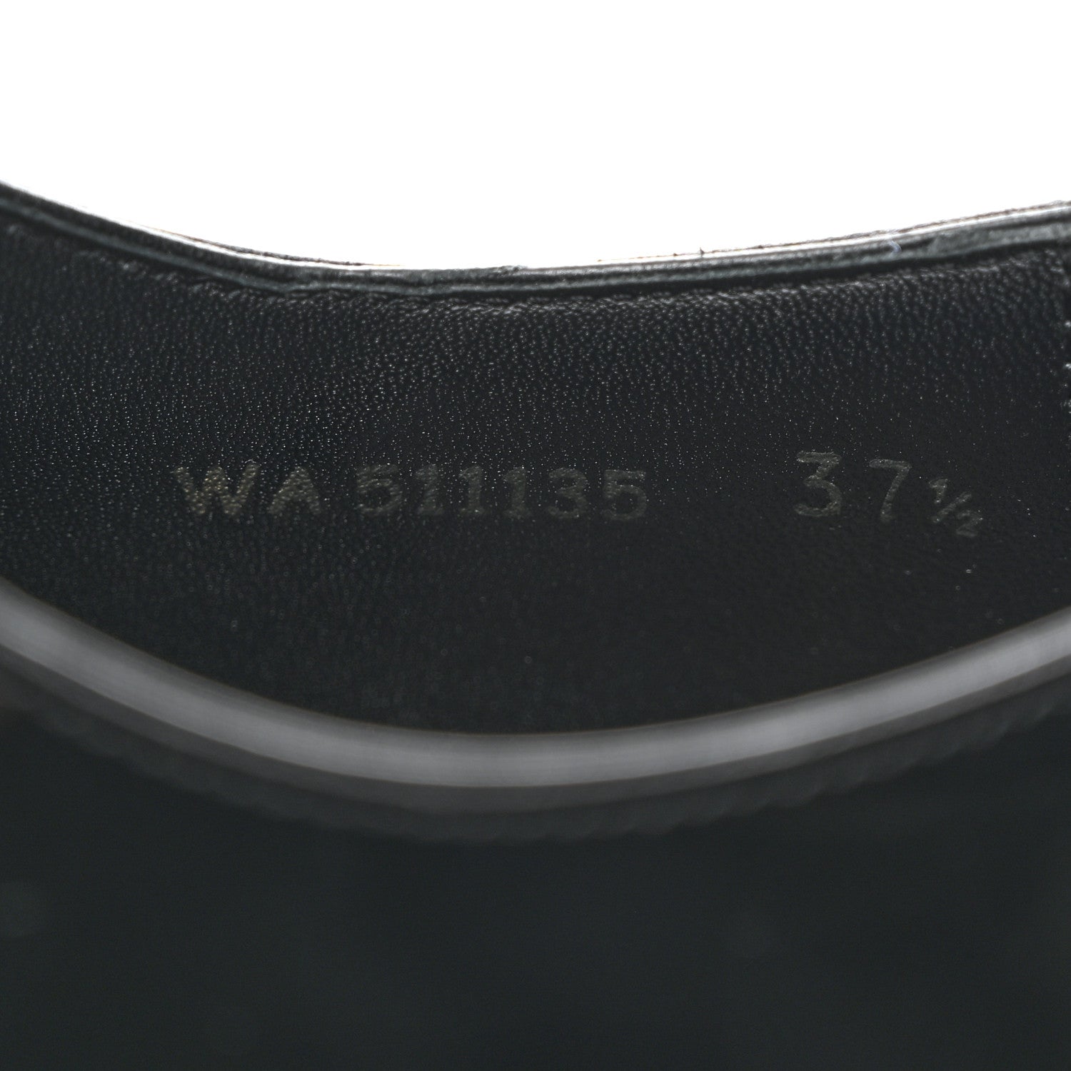 Saint Laurent Patent Calfskin Montaigne 25 Uniform 37.5 Black 7 of 9