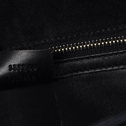 Gucci Patent Microguccissima Medium Broadway Clutch Black 7 of 7