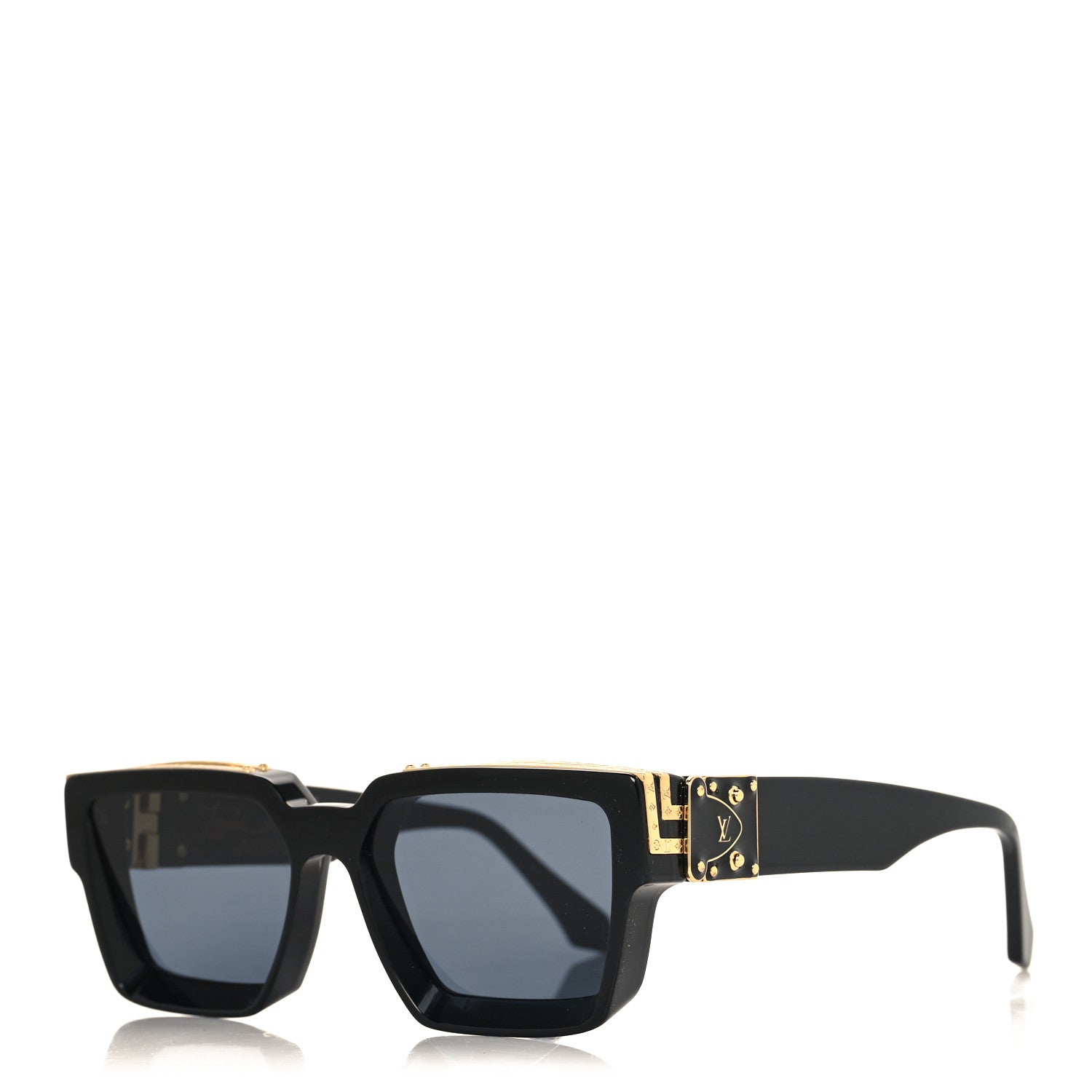 Louis Vuitton Acetate 1.1 Millionaires Sunglasses Z1165W Black 1 of 7