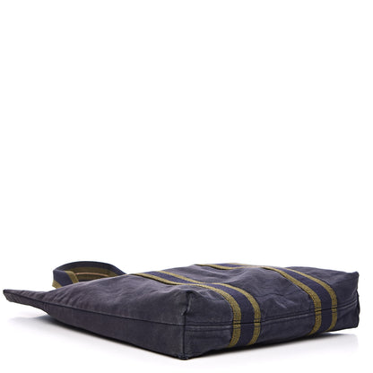 Hermes Canvas Fourre Tout Navy 4 of 14