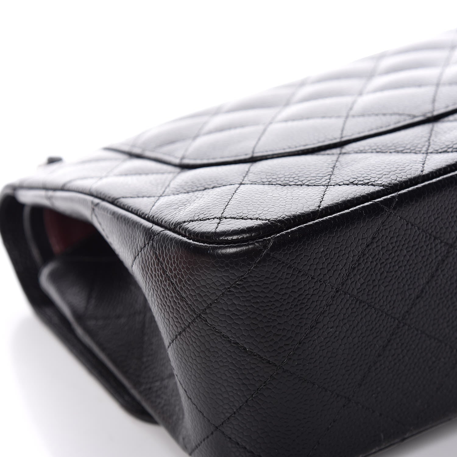 Chanel Caviar Quilted Jumbo Double Flap Black 12 of 12