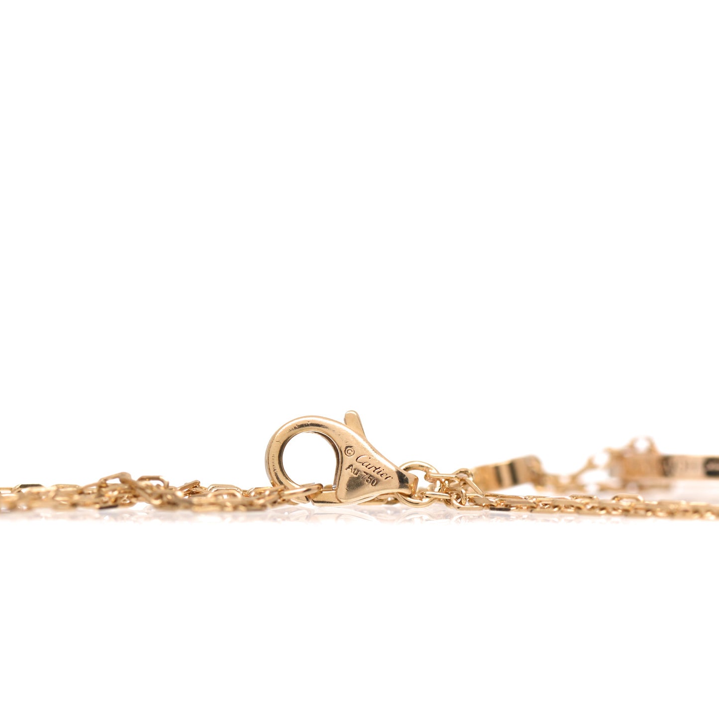 18K Yellow Gold Diamond LOVE Bracelet