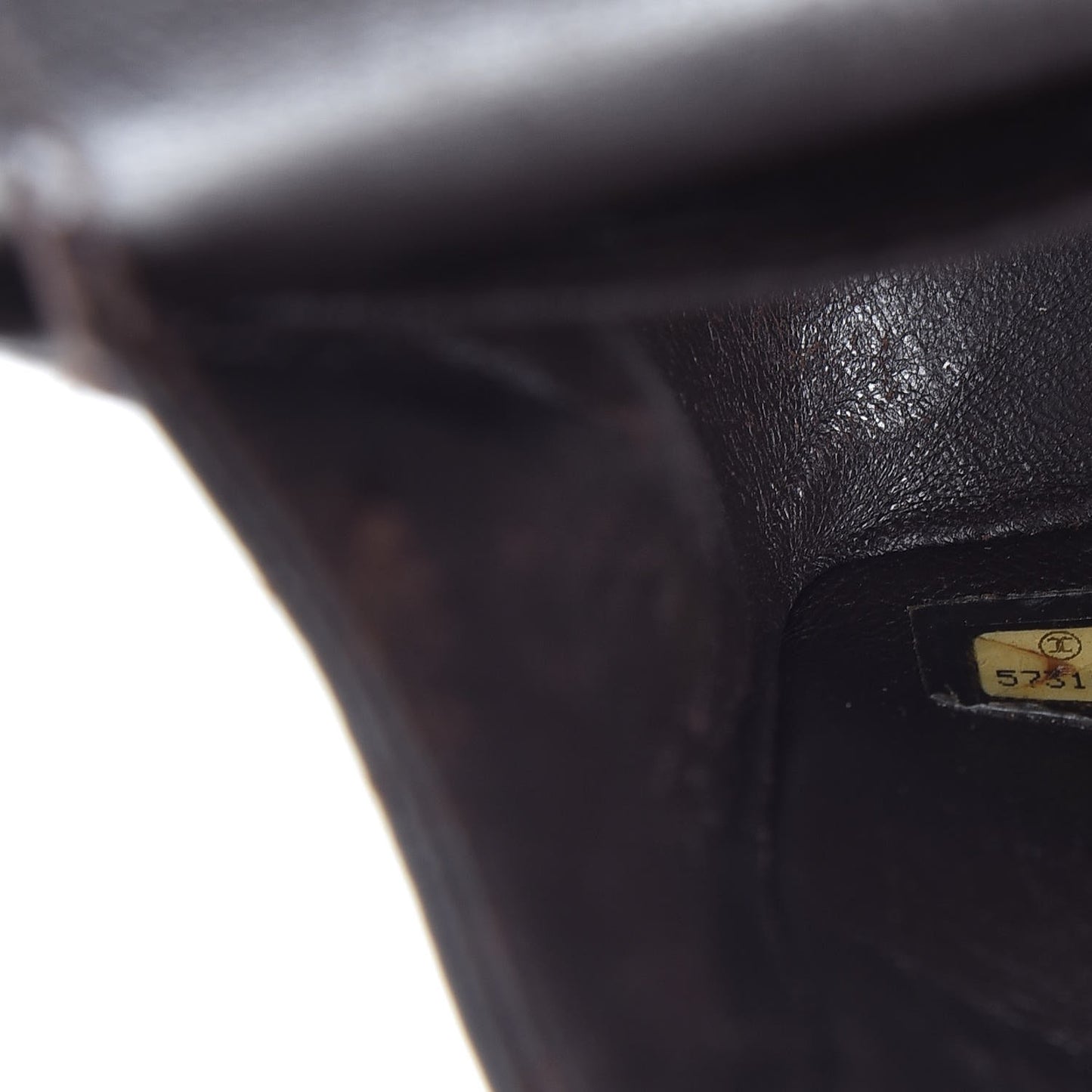 Caviar Quilted Medium Double Flap Brown
