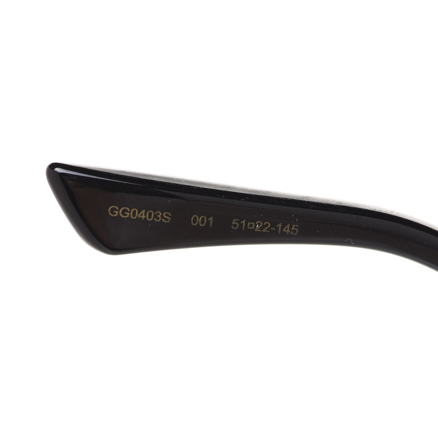Gucci Sunglasses GG0403S Black Gold 5 of 7
