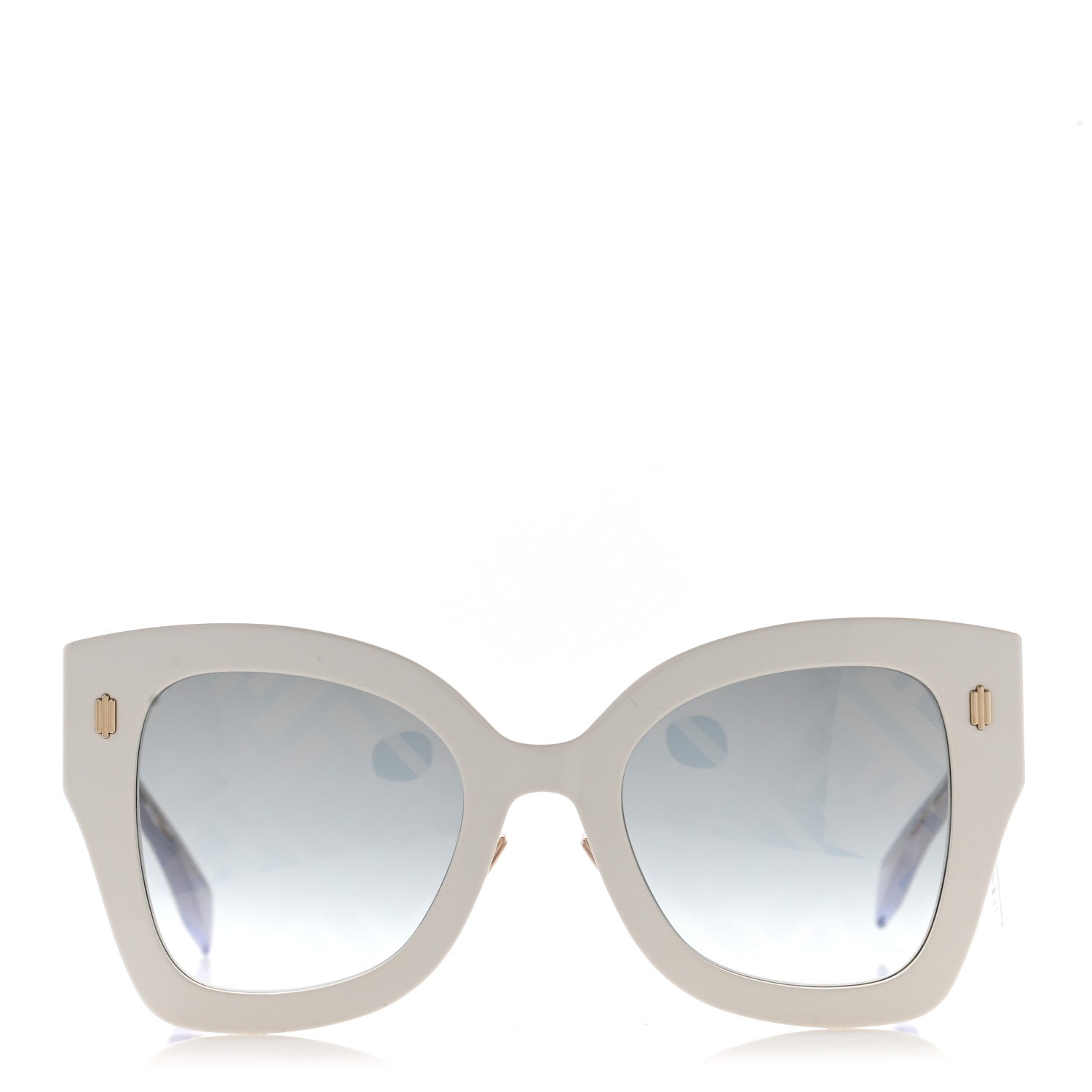 Fendi Acetate FF Sunglasses FF 0434/G/S White Gold 2 of 9