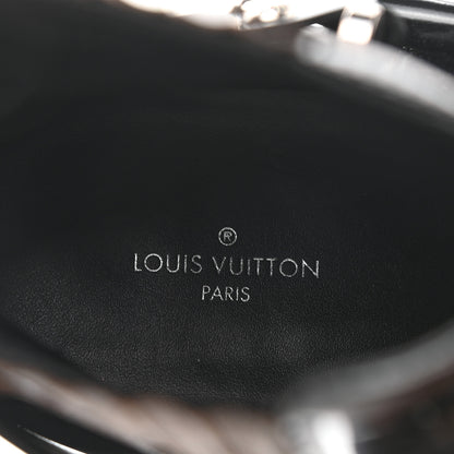 Louis Vuitton Calfskin Monogram Rhapsody Ankle Boots 37 Black 7 of 11