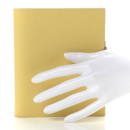 Hermes Togo Ulysse PM Agenda Cover Jaune Poussin 2 of 7