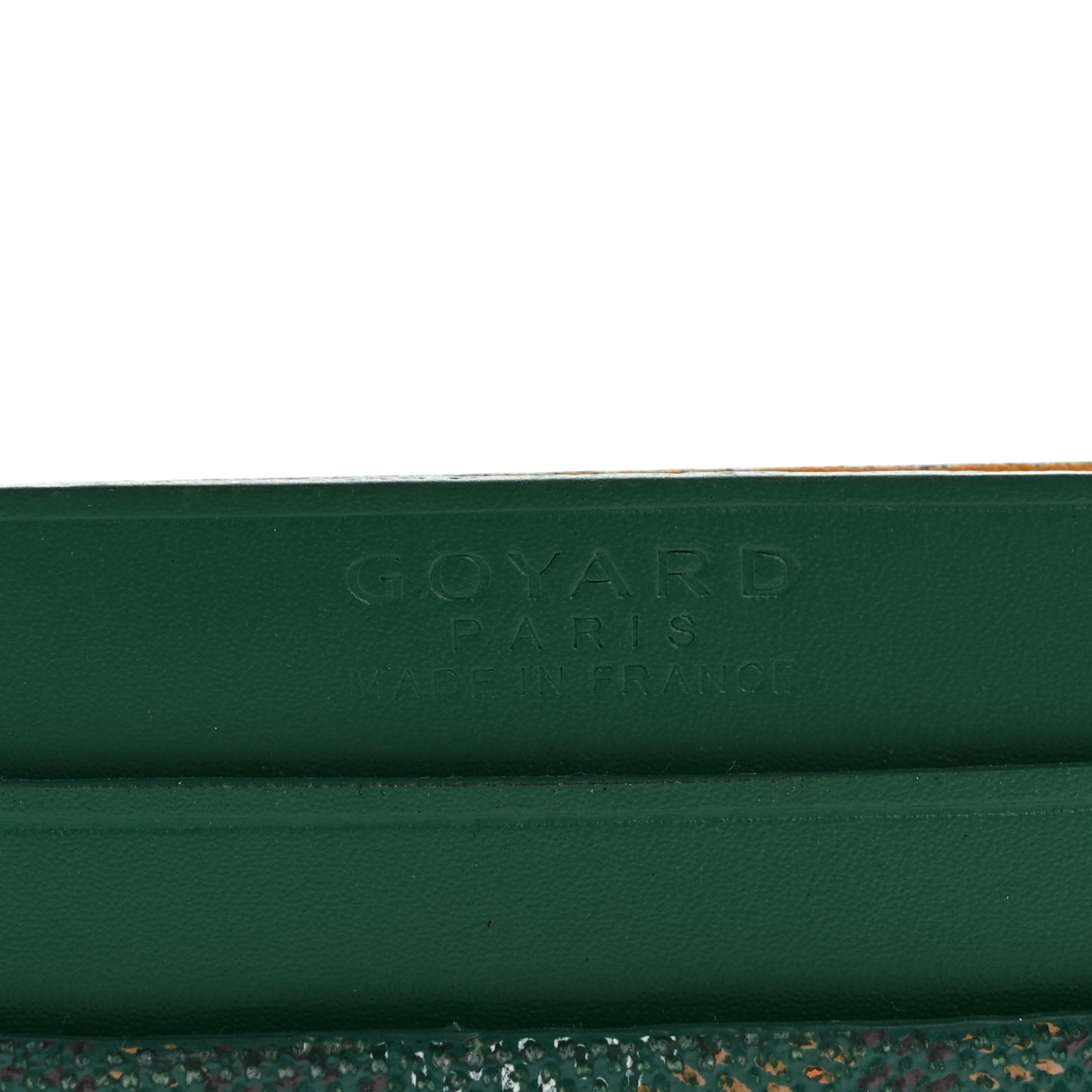 Goyardine Saint Sulpice Card Holder Green
