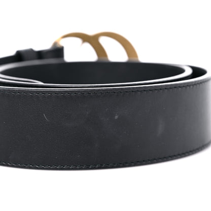 Gucci Moon Calfskin Pearl Double G 40mm Belt 85 34 Black Cream 5 of 5