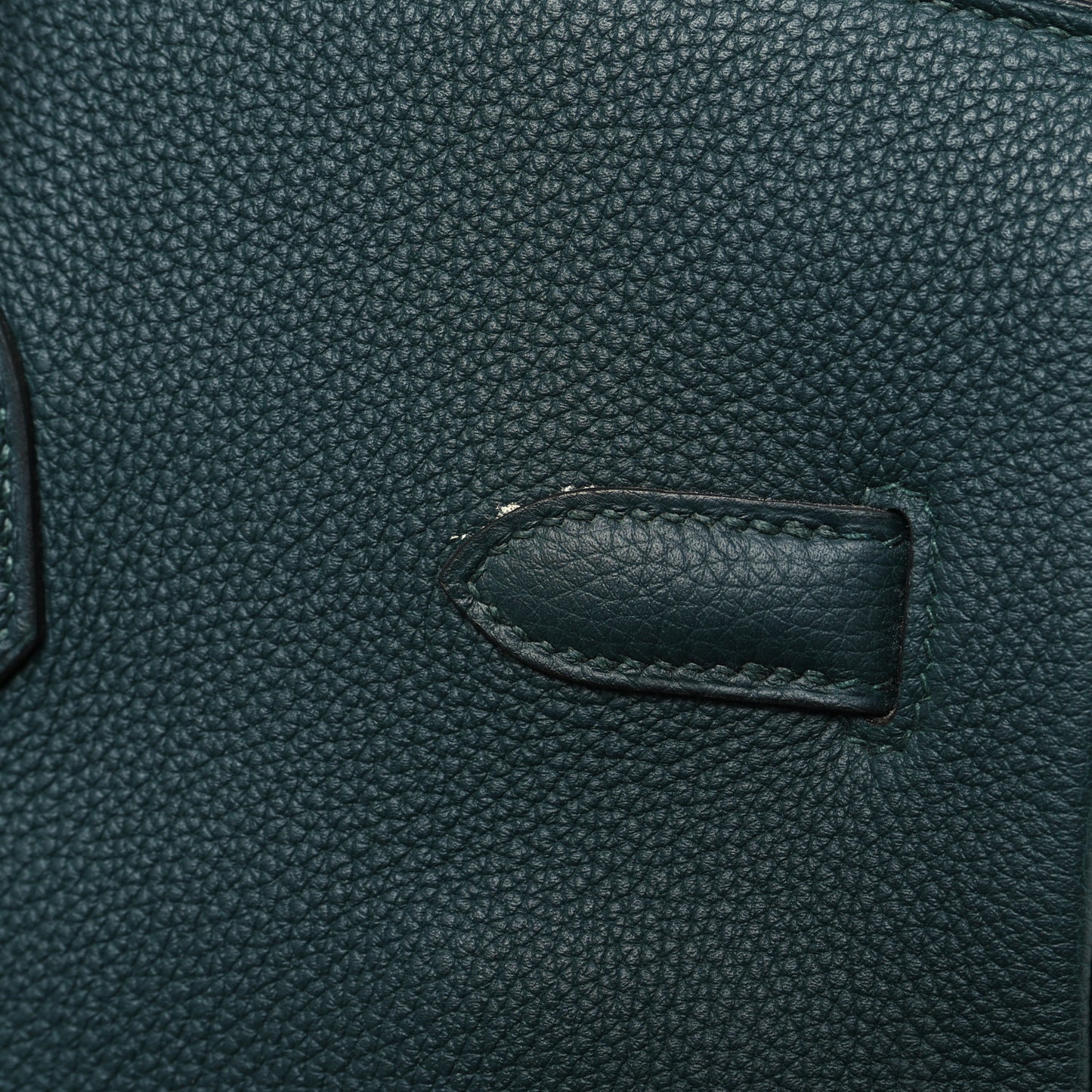 Togo Swift Officier Birkin 35 Vert Cypress Bleu Zellige