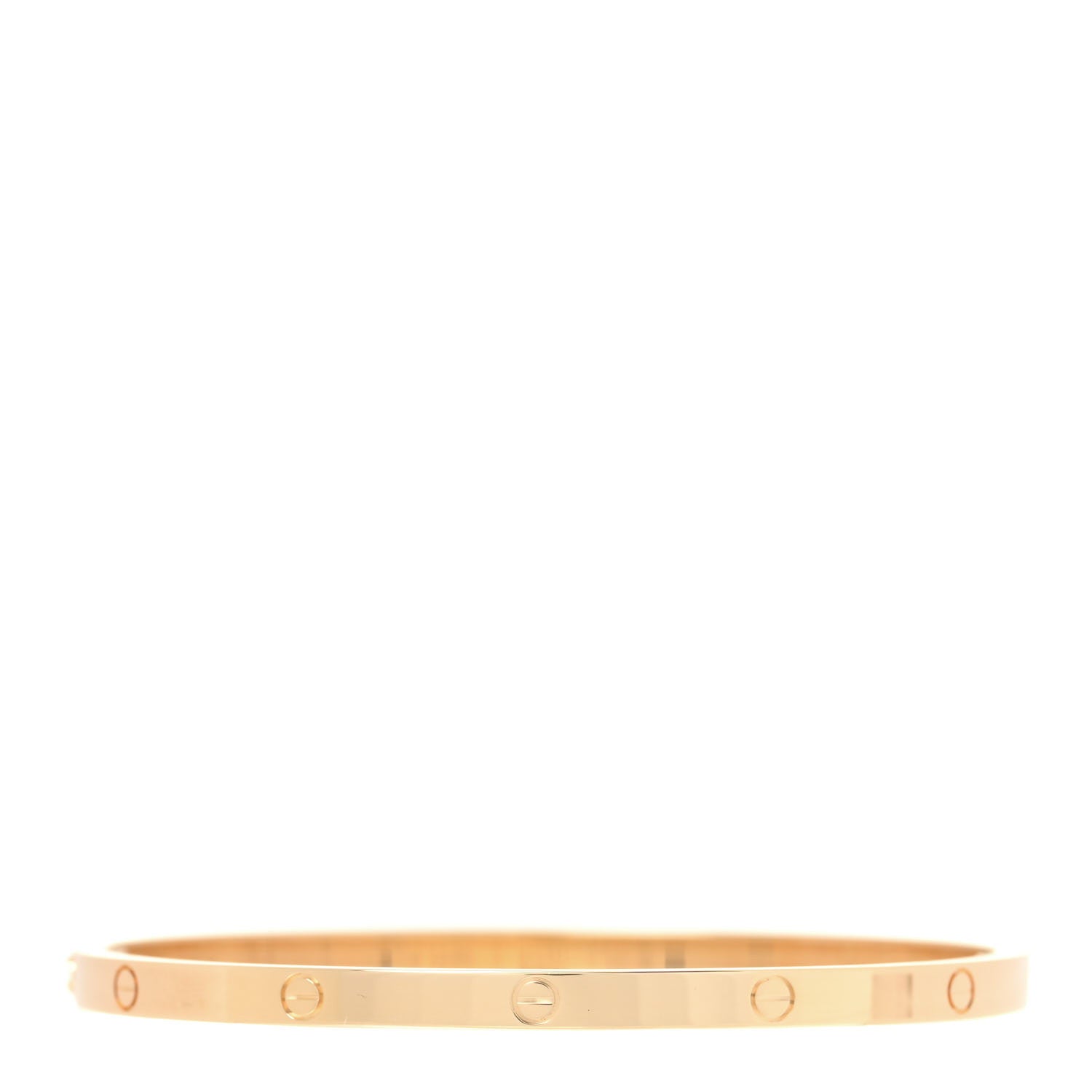 Cartier 18K Yellow Gold Small LOVE Bracelet 17 3 of 6