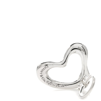 Tiffany Sterling Silver Elsa Peretti Open Heart Clip-On Earrings 3 of 3