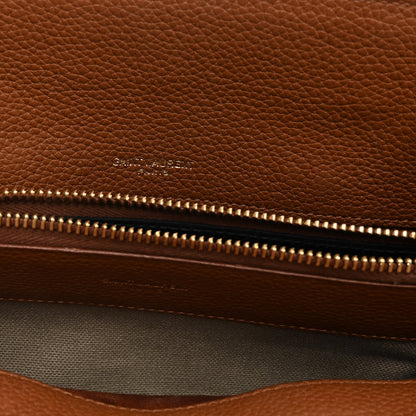 Saint Laurent Grained Calfskin Baby Sac De Jour Supple Canyon 6 of 10