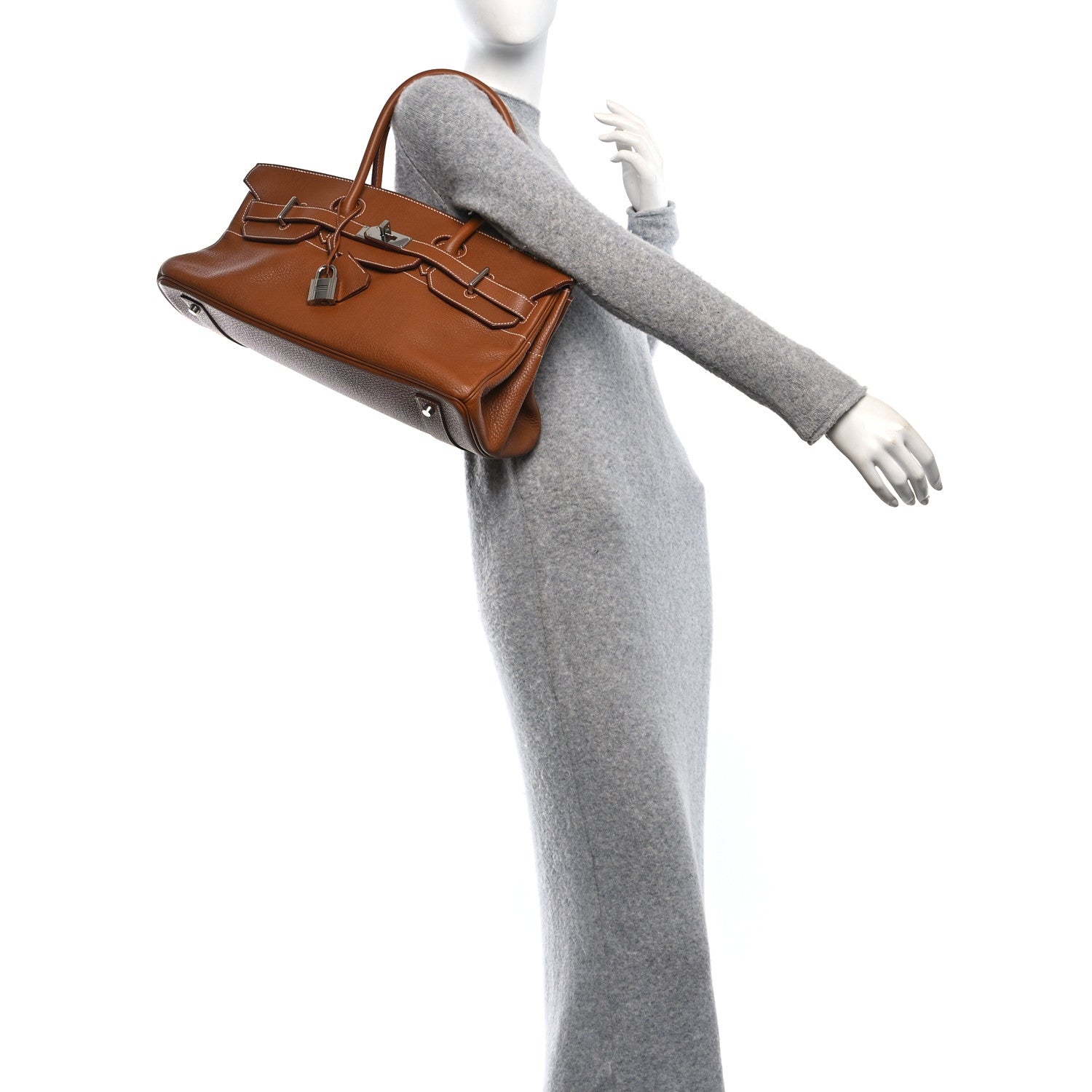 Hermes Taurillon Clemence JPG Birkin 42 Gold 2 of 12