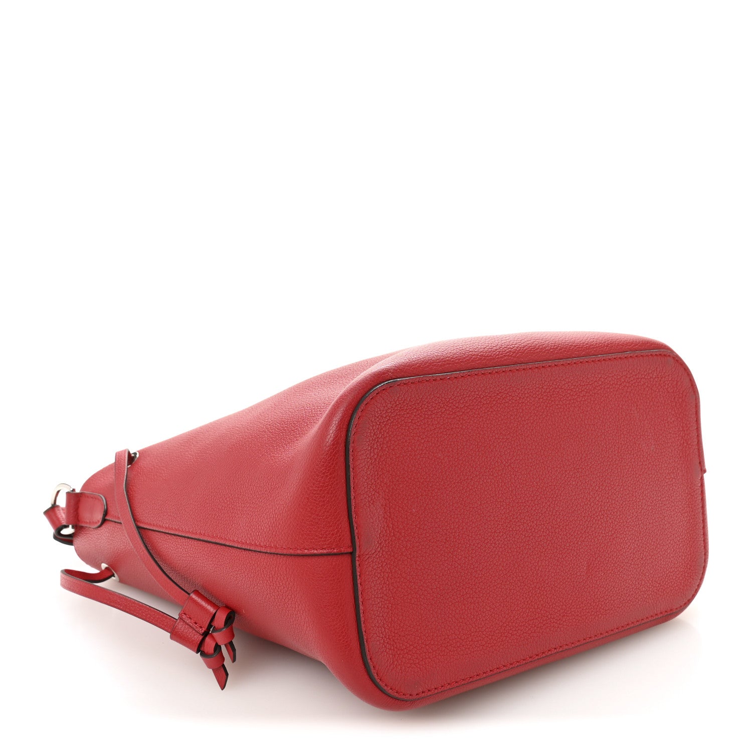 Louis Vuitton Calfskin Lockme Bucket Rubis 4 of 12