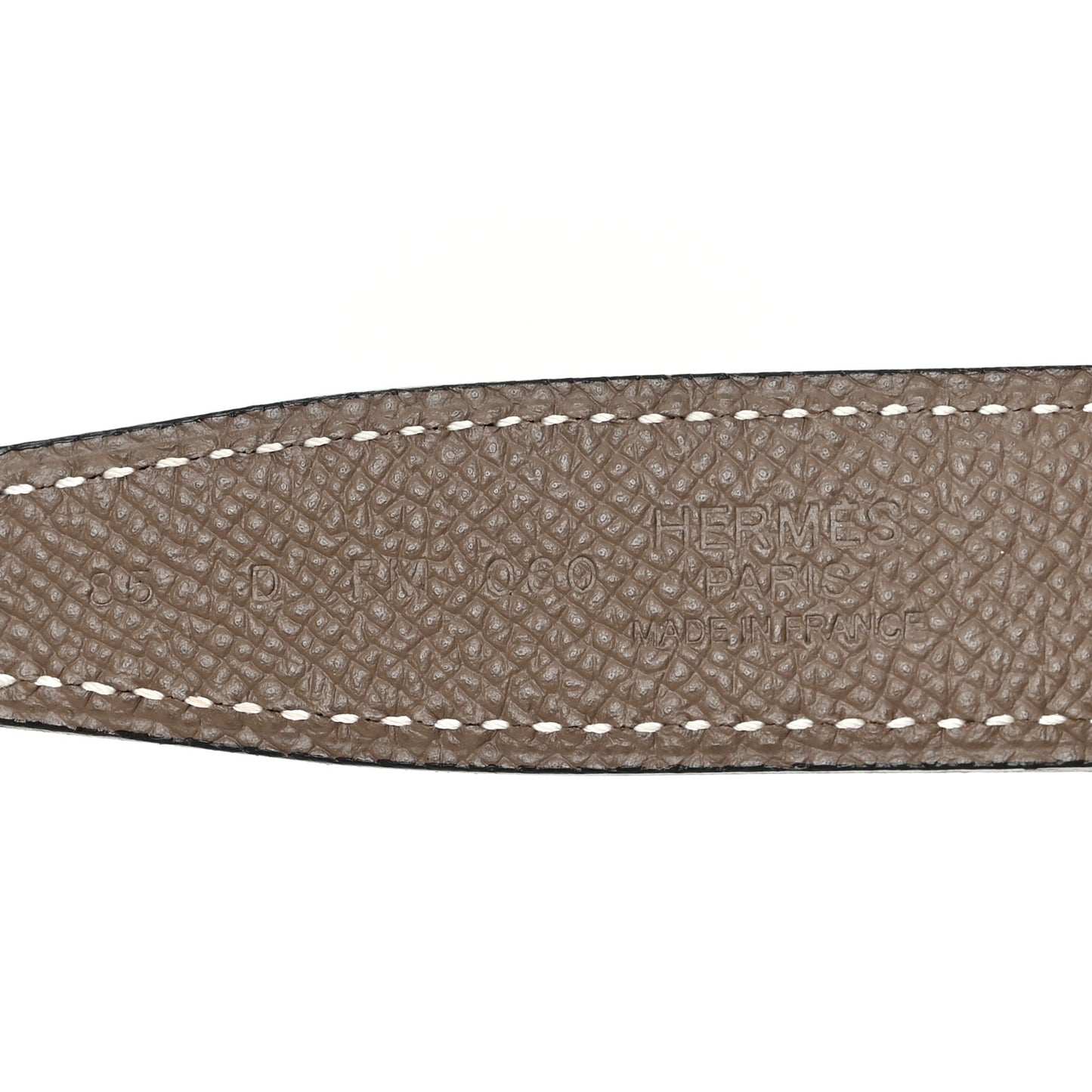 Swift Epsom 24mm Mini Constance H Belt 85 34 Black Etoupe