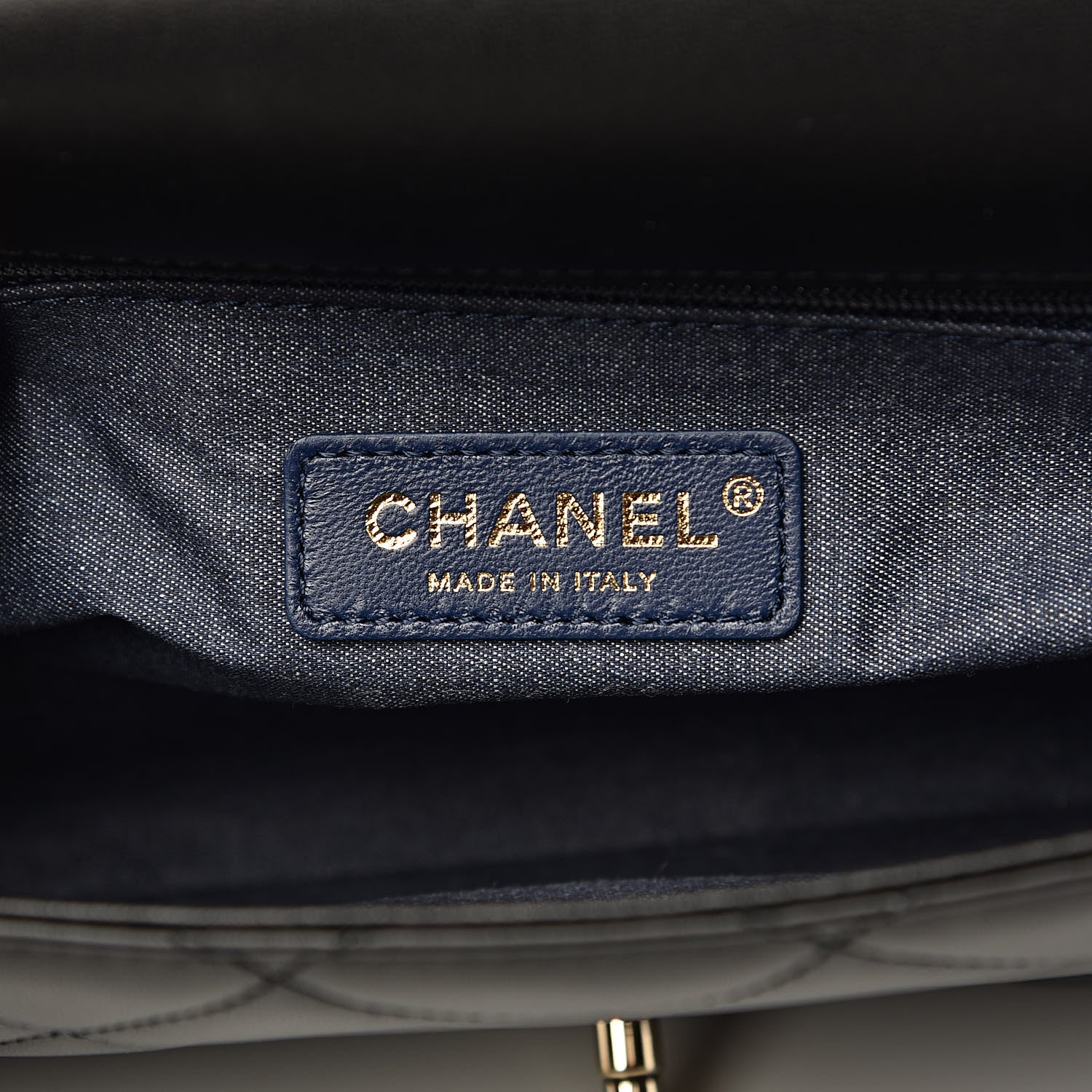 Chanel Lambskin Quilted Resin Bi-Color Chain Flap Bag Black 6 of 13