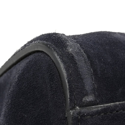 Prada Denim Suede Scamosciato Twin Pocket Tote Bleu 14 of 15