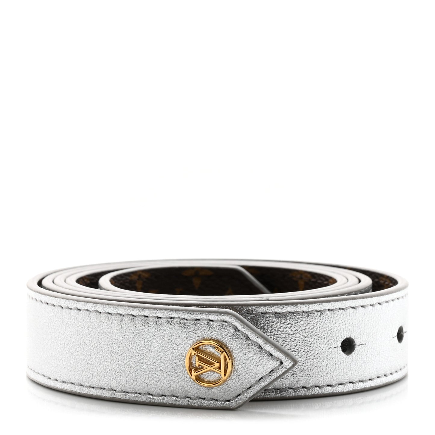 Monogram 25mm Tie the Knot LV Belt 90 36 Silver
