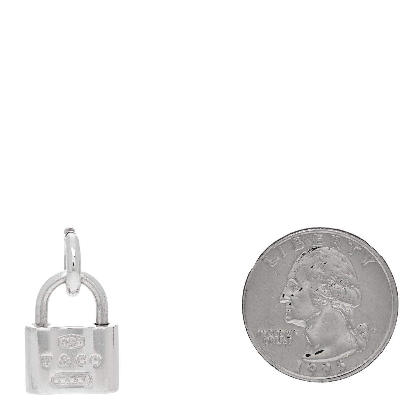 Sterling Silver 1837 Lock Charm