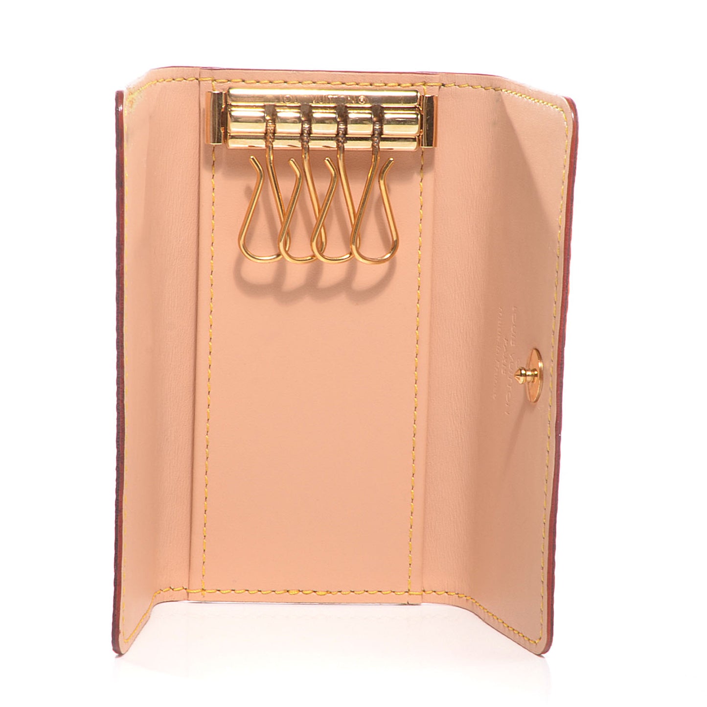 Monogram Multicolor Multicles 4 Key Holder Black