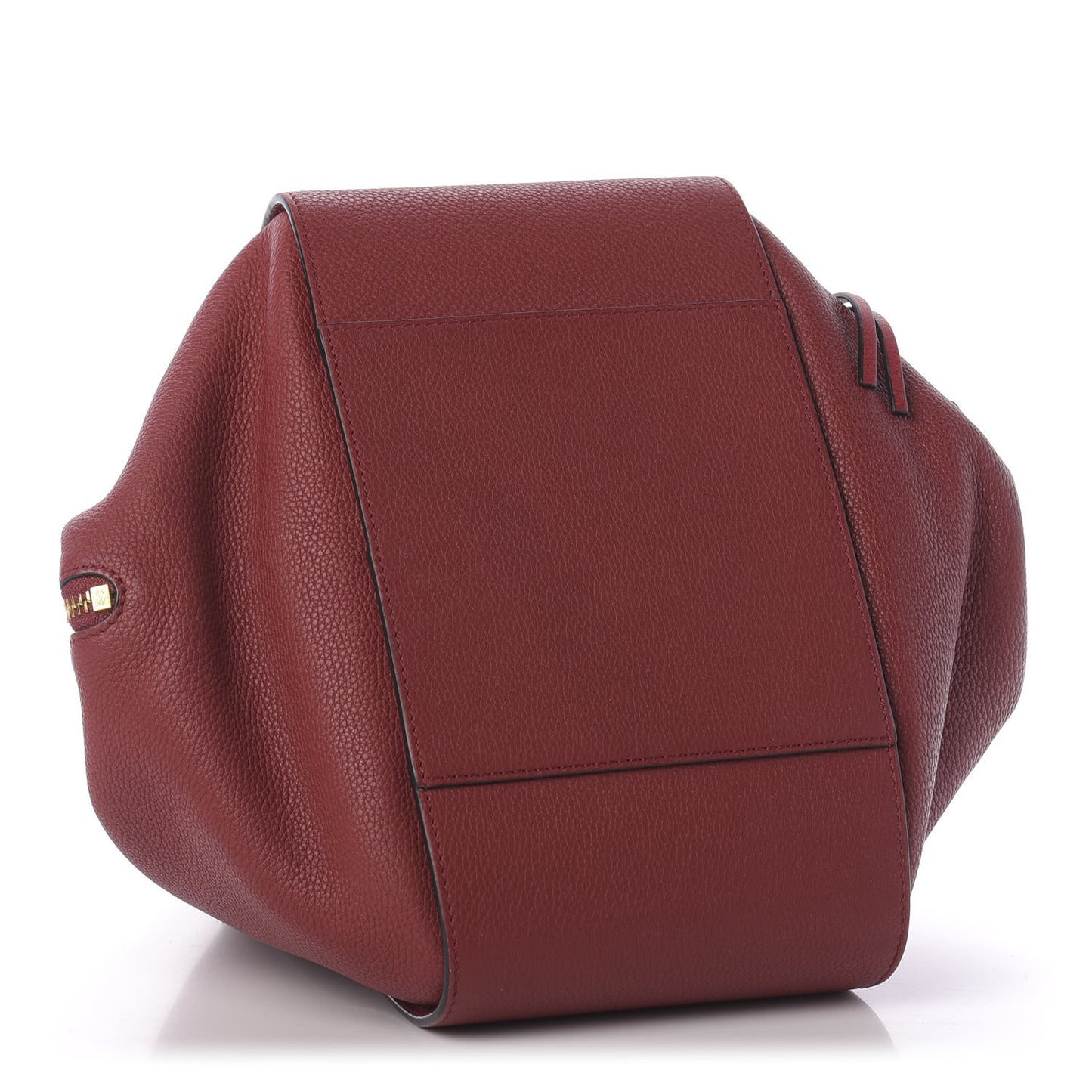 Calfskin Small Hammock Shoulder Bag Dark Red