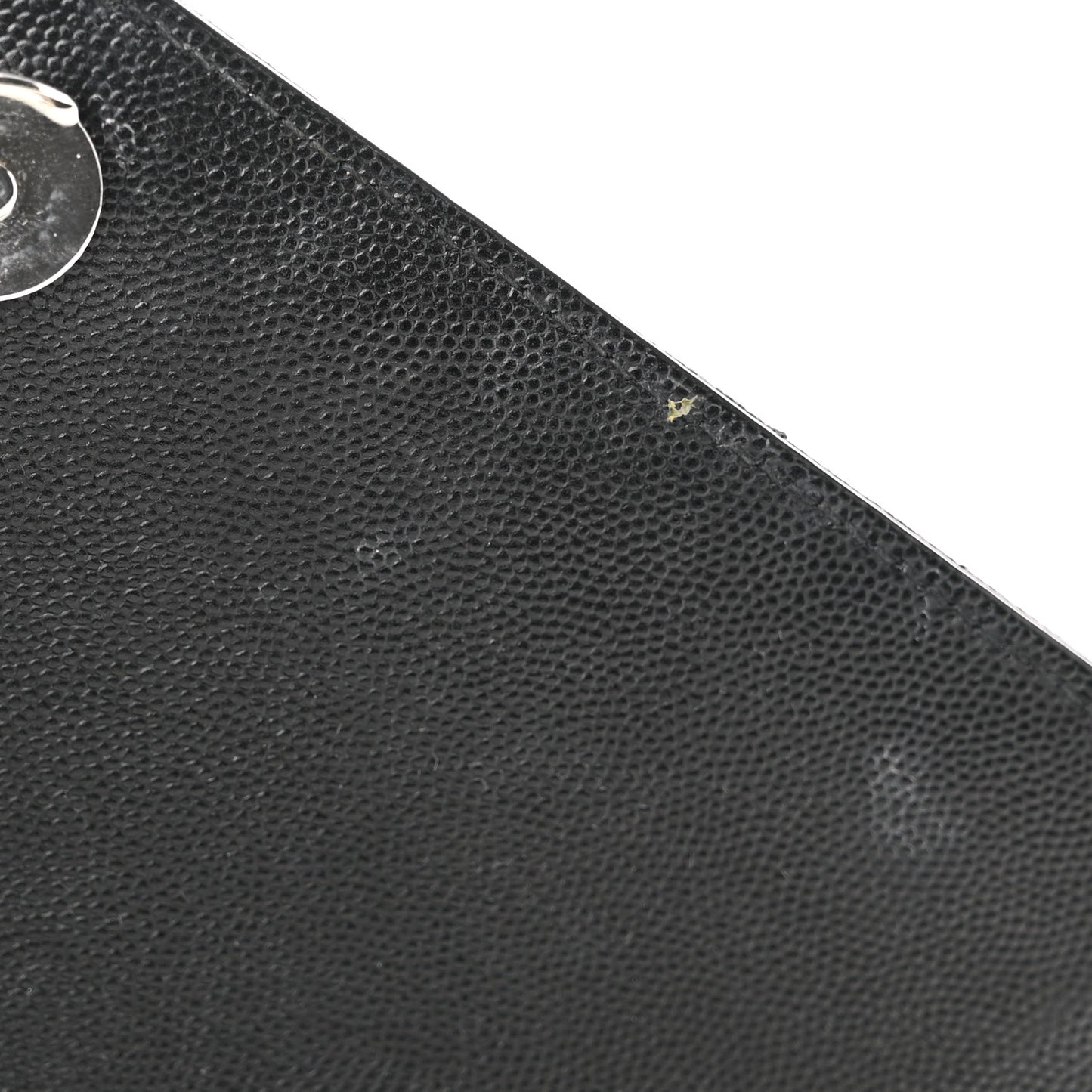 Grain De Poudre Textured Mixed Matelasse Triquilt Medium Monogram Satchel Black