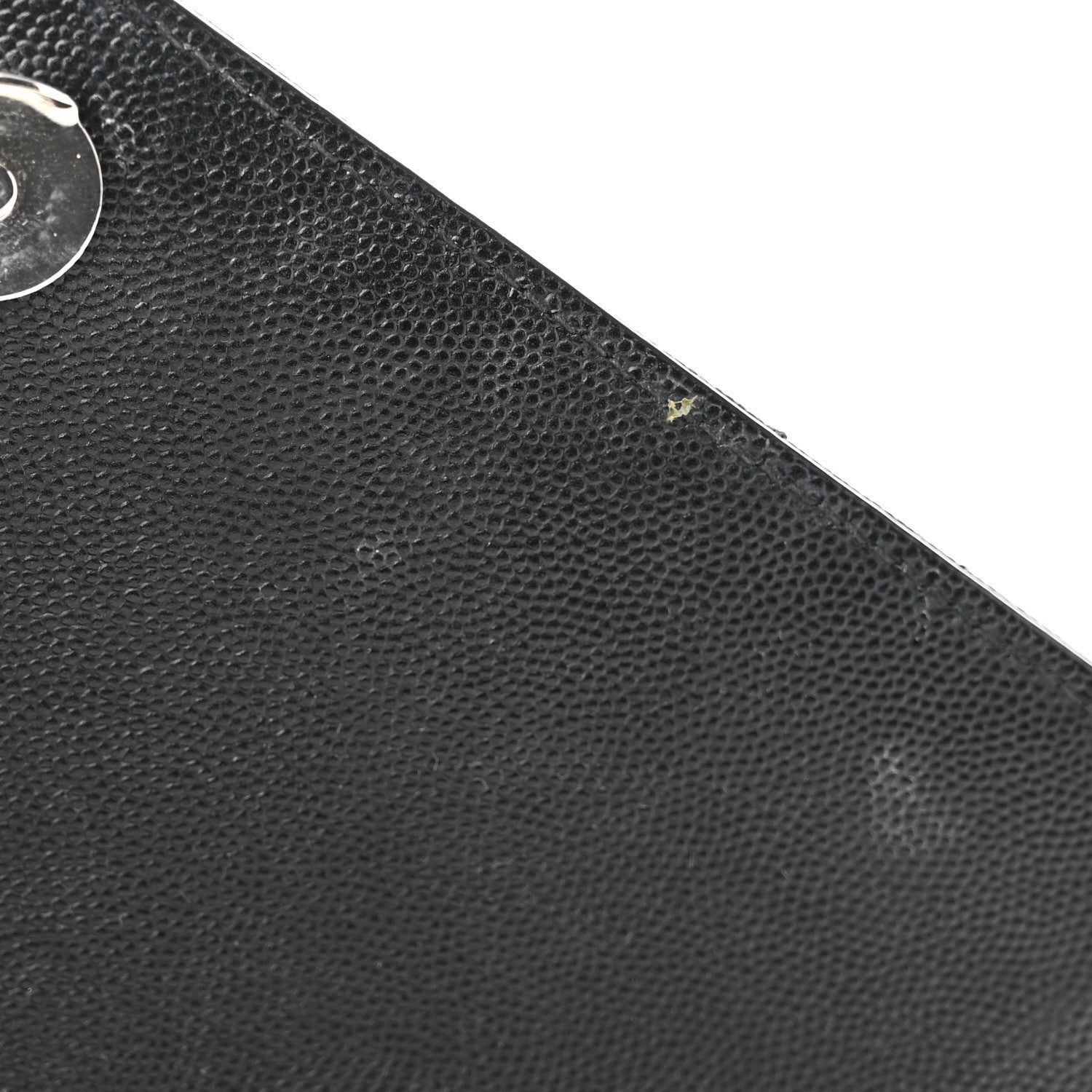 Saint Laurent Grain De Poudre Textured Mixed Matelasse Triquilt Medium Monogram Satchel Black 11 of 12