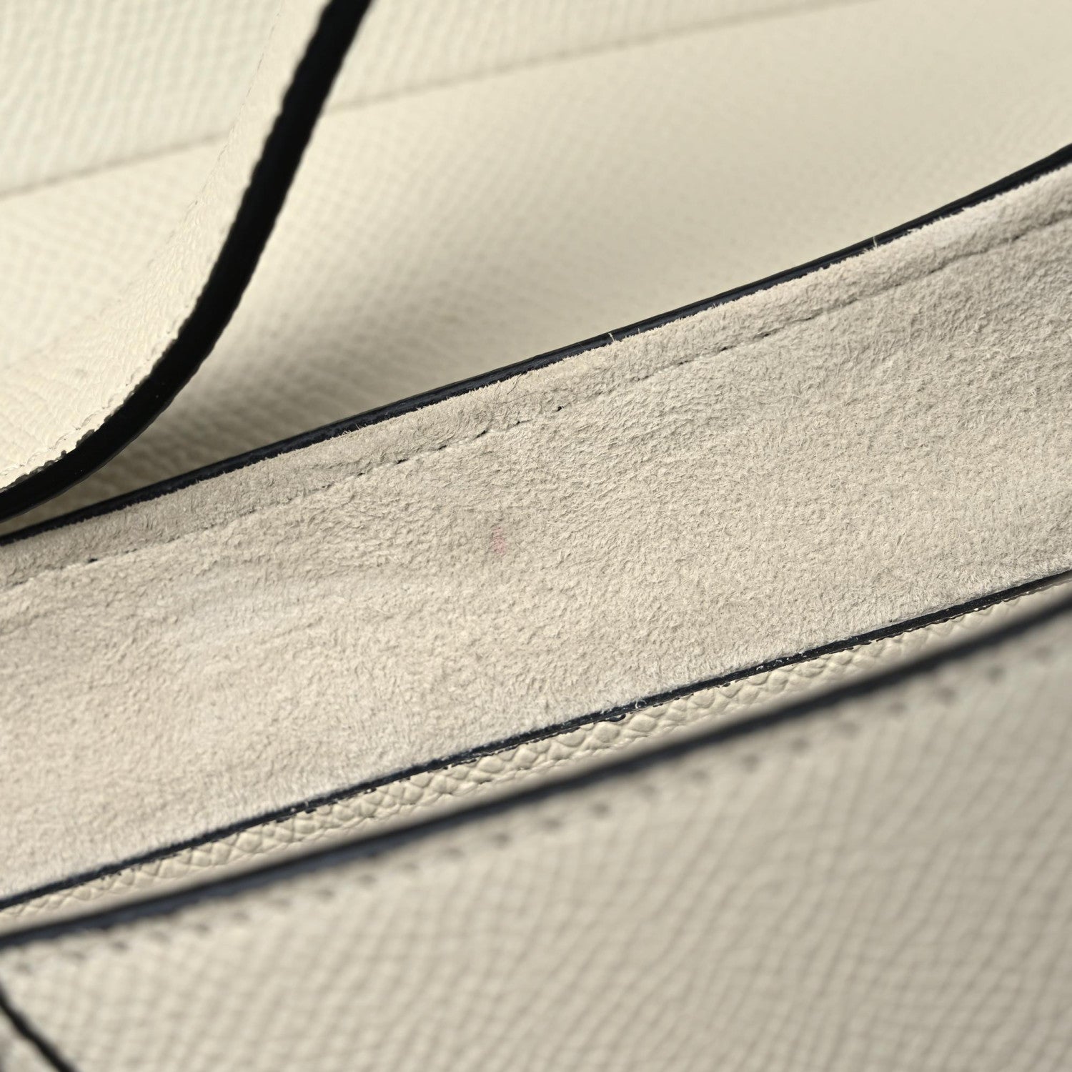Christian Dior Grained Calfskin Saddle Bag With Strap Latte 16 of 18
