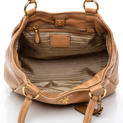 Prada Cervo Antik Shoulder Bag Cuoio 5 of 8