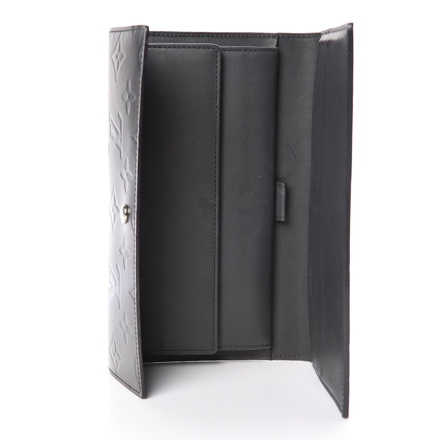 Louis Vuitton Mat Monogram Porte Tresor International Wallet Gris 5 of 8