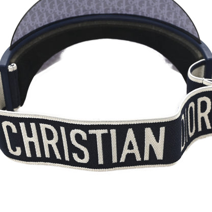 Christian Dior Oblique DiorClub V1U Sun Visor Blue 9 of 9