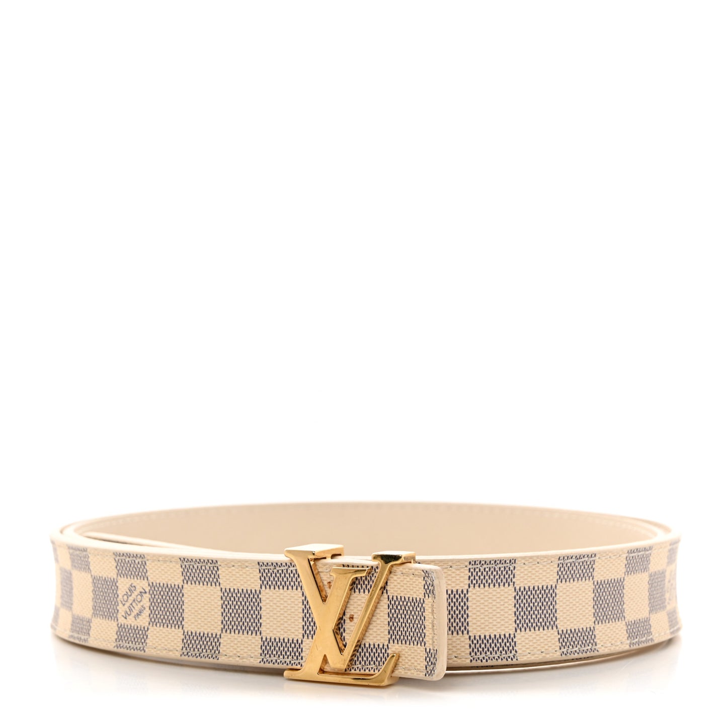 Damier Azur LV Initiales Belt 90 36