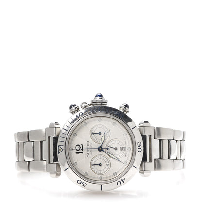 Cartier Stainless Steel 38mm Pasha C Chronograph Automatic Watch 3 of 6