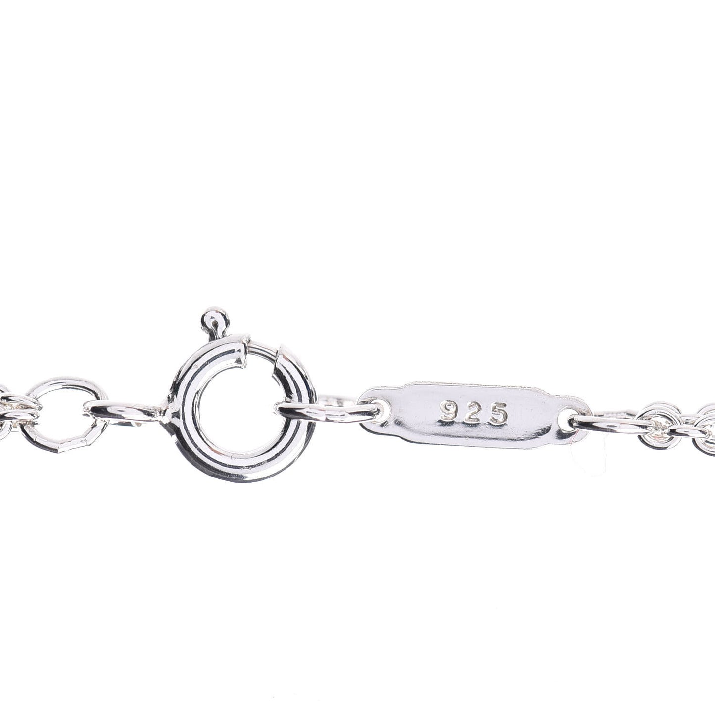 Sterling Silver Figure 8 Pendant Necklace