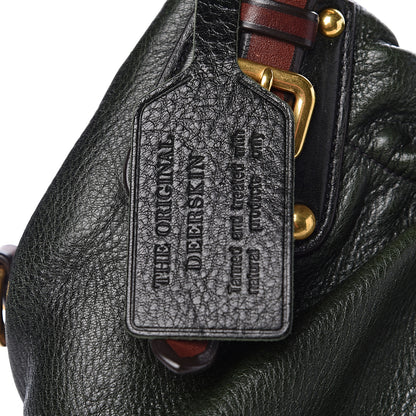 Prada Soft Calfskin Shoulder Bag Cenere 11 of 12