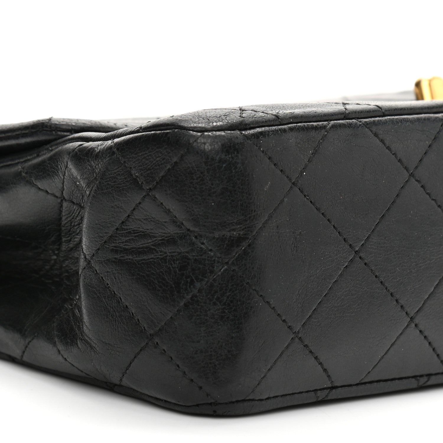 Chanel Lambskin Quilted Small Double Flap Black 9 of 13