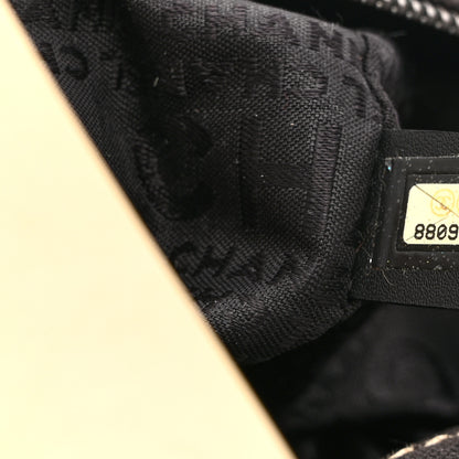 Chanel Canvas Square Stitched CC Boston Bag Black 8 of 11