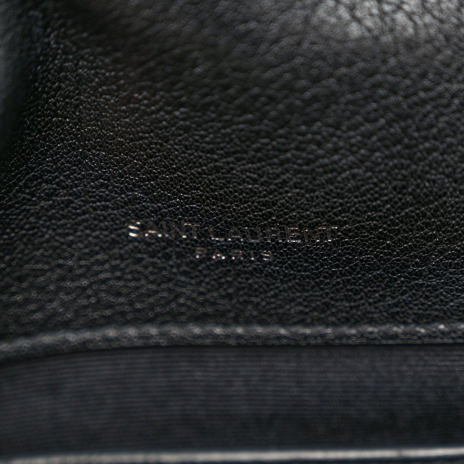 Saint Laurent Sheepskin Matelasse Chevron Monogram Medium College Bag Black 7 of 11