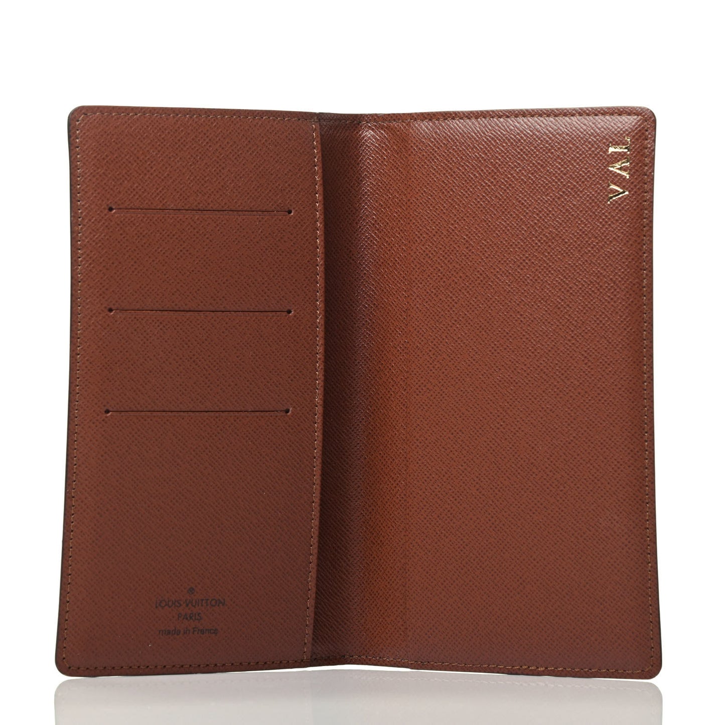 Monogram Checkbook Holder Case Wallet