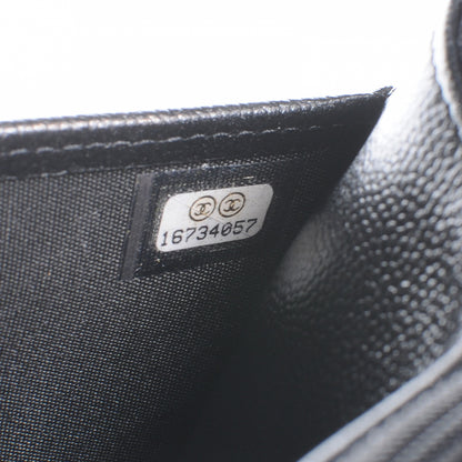 Chanel Caviar Sevruga Wallet On Chain WOC Black 9 of 9