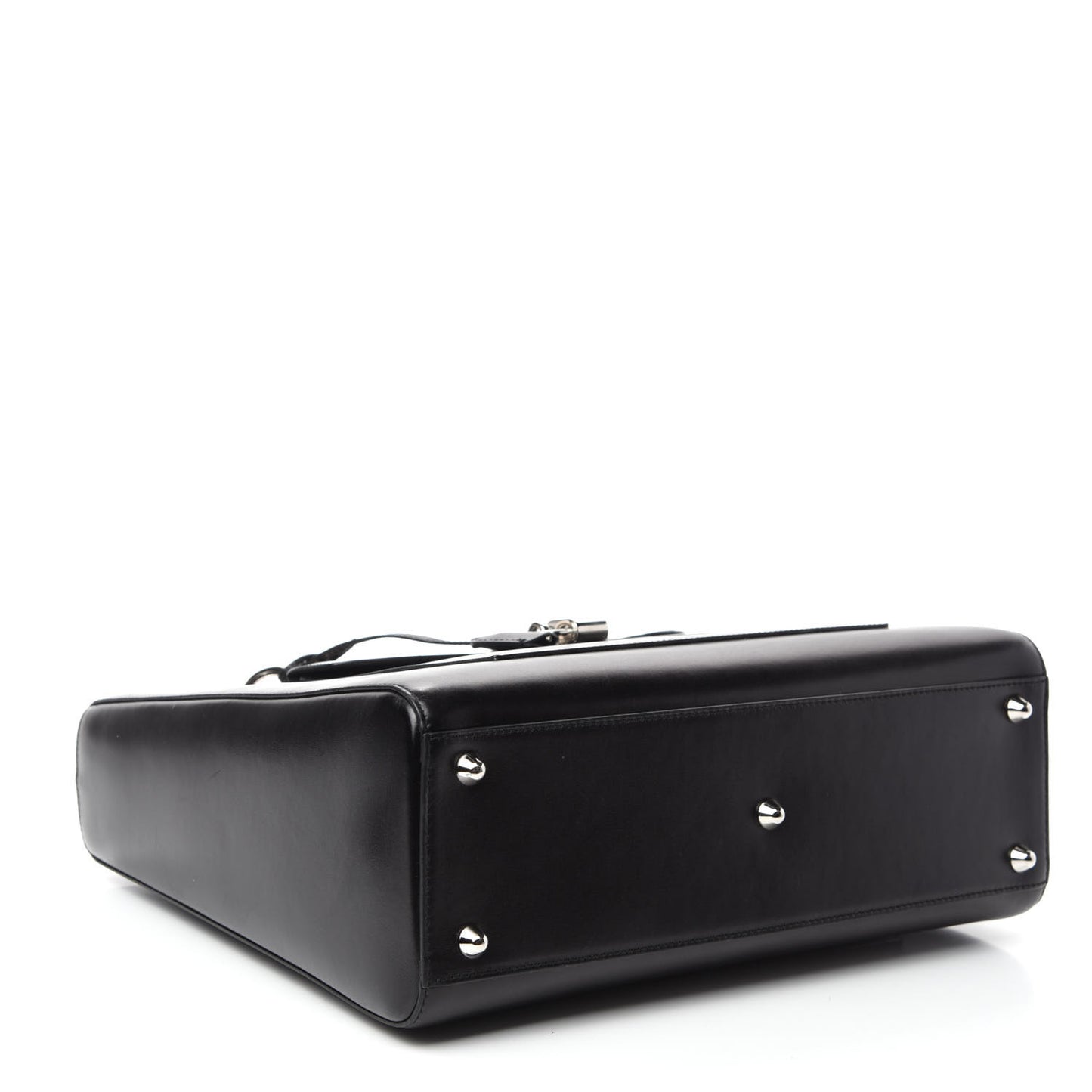 Box Calfskin Lady Dior Pouch Tote Black