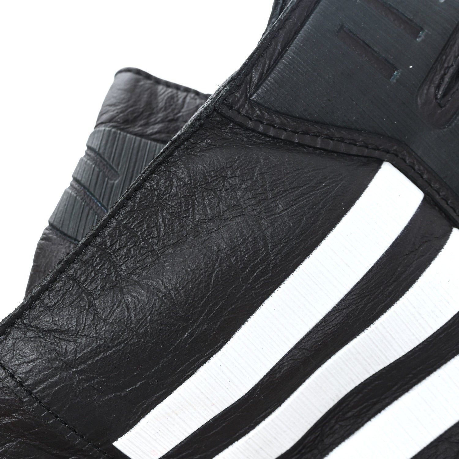 Gucci X ADIDAS Nappa Fingerless Short Gloves 8.5 S Black 4 of 4