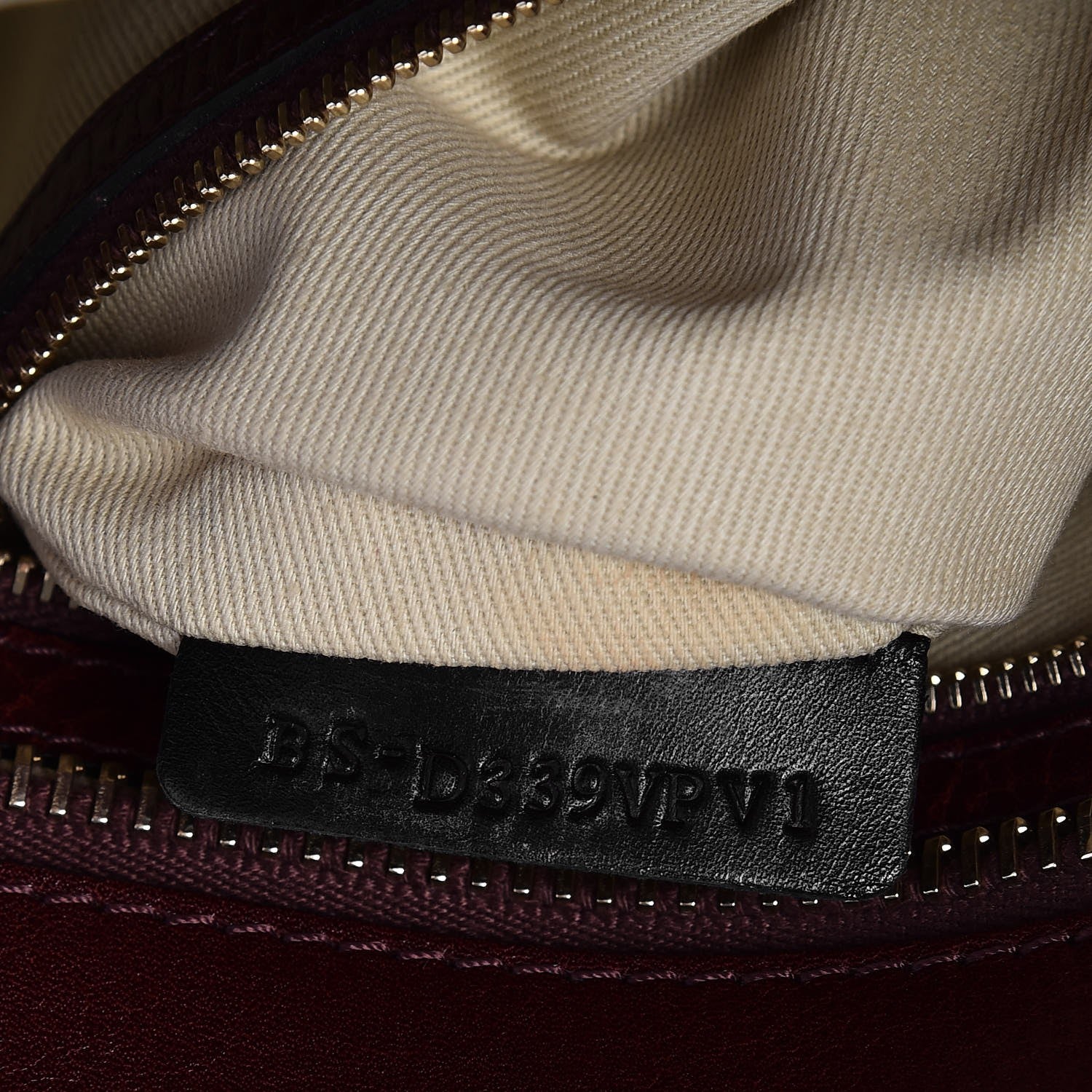 Valentino Garavani Textured Calfskin Rockstud Double Handle Tote Wine 8 of 8