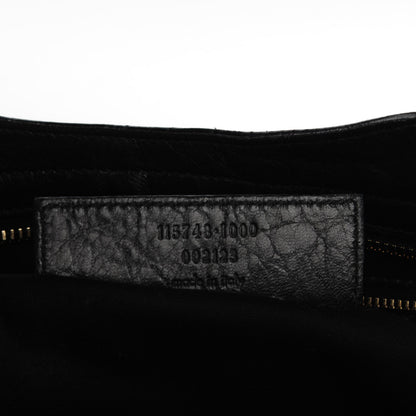 Balenciaga Agneau Laser Cut Cross Classic Gold Hardware City Black 6 of 14