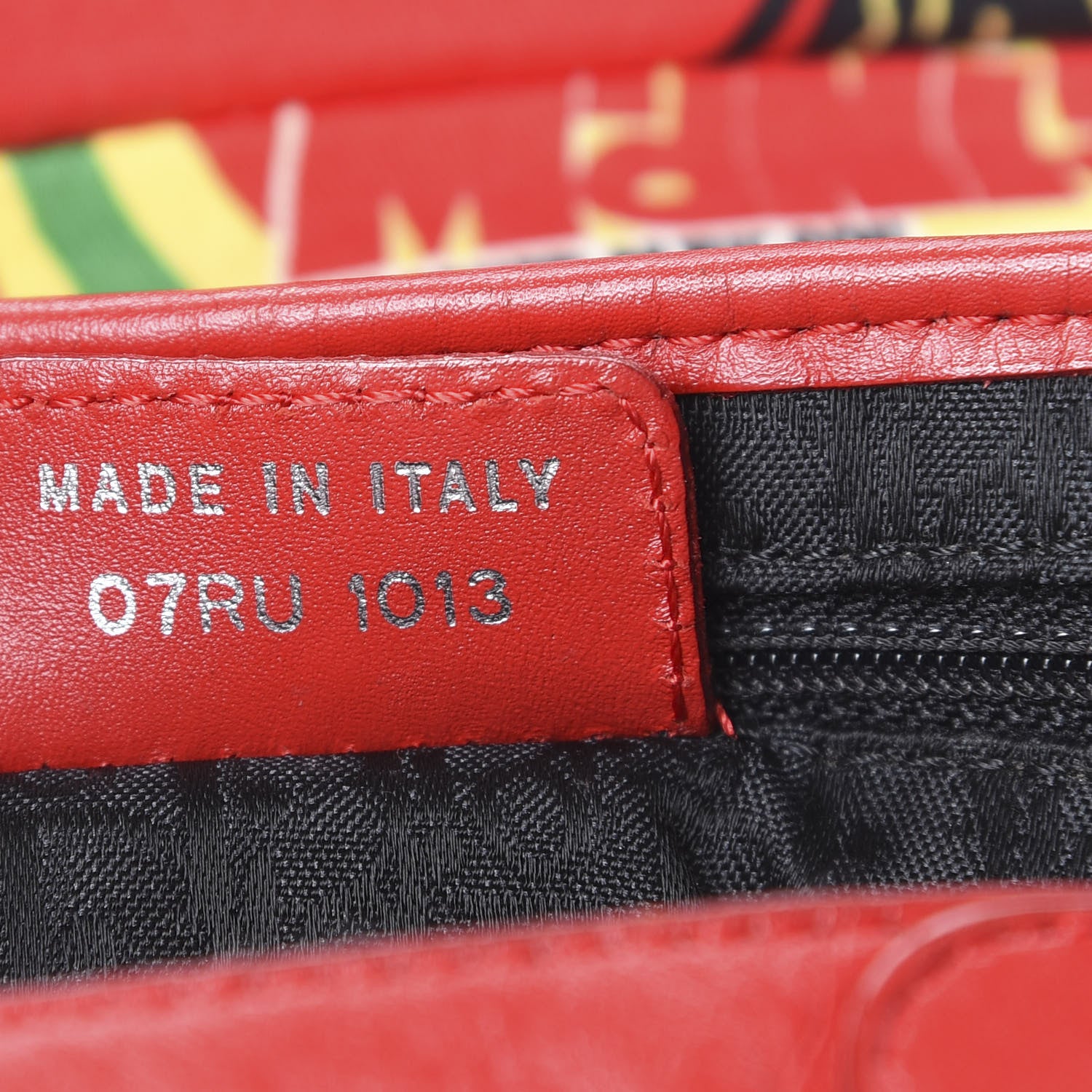 Christian Dior Canvas Bob Marley Saddle Bag Multicolor 6 of 16