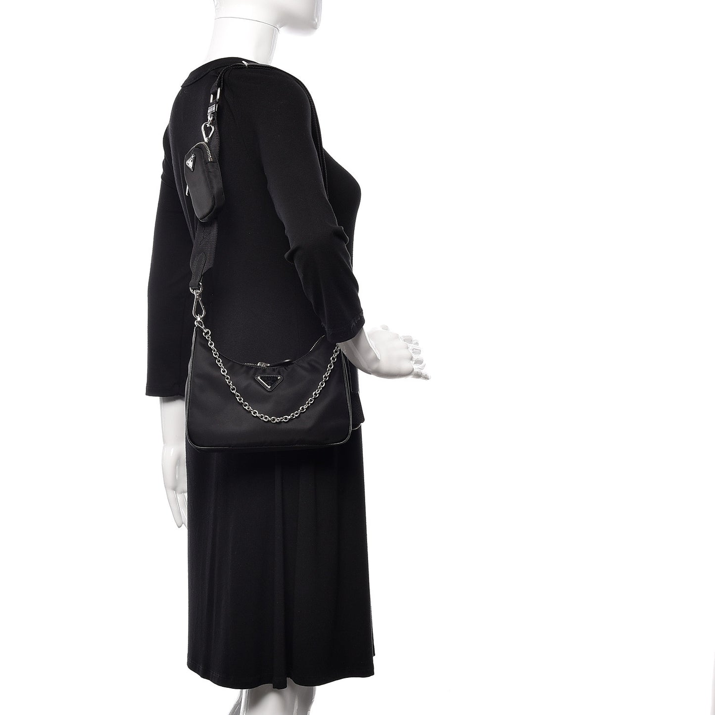 Nylon Re-Edition 2005 Shoulder Bag Black